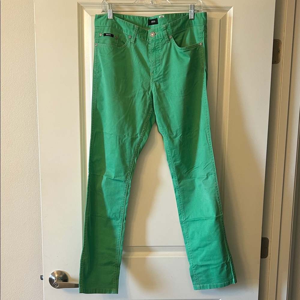 Hugo Boss Bright Green Chinos